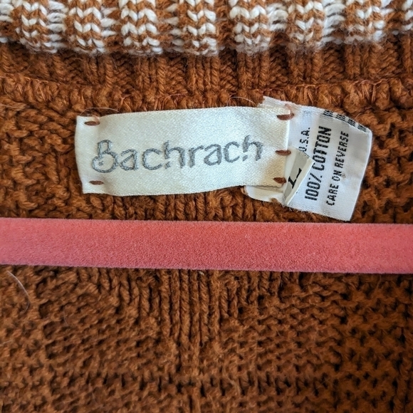 Bachrach Vintage‎ Corded Sweater Size Large - Picture 5 of 7